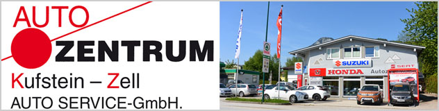 AUTOZENTRUM Kufstein Zell Autohaus Autowerkstatt Honda Seat Suzuki Tirol