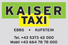 KAISERTAXI EBBS - Georg Schönauer - Taxi / Mietwagen Untere Schranne / Bezirk Kufstein / Tirol